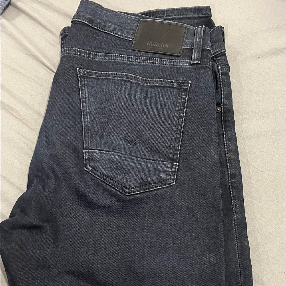 Hudson Jeans Men's Dark Gray Slim Jeans